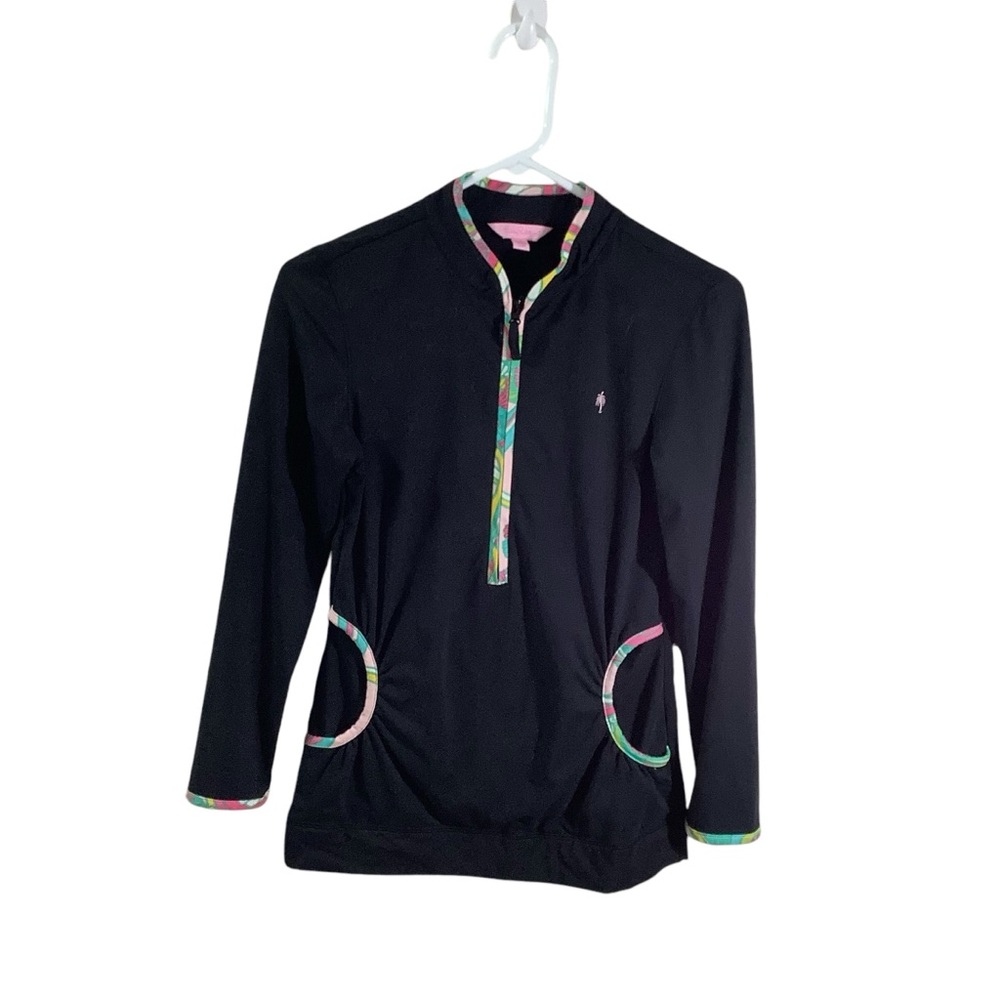 Lilly Pulitzer Half Zip Athletic Pullover Top